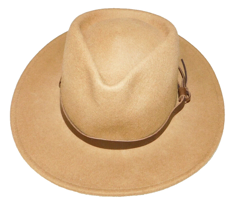 Sombrero Shandon Country Wear para Hombres M Lana Fieltro Fedora Stetson Cuero Marrón Foto 4 de 4