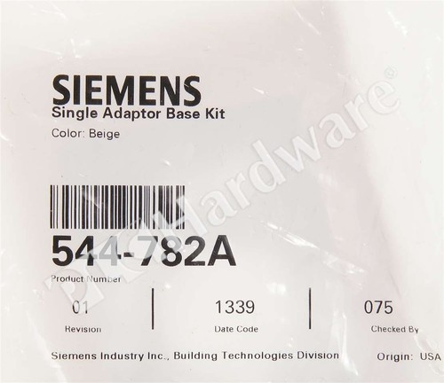 New Sealed Siemens 544-782A Single Adapter Base Kit Beige - Picture 2 of 6