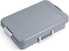 15" Portable Storage Sensory Bin Play Tray with Lid, Fill with Sand, Beads Etc