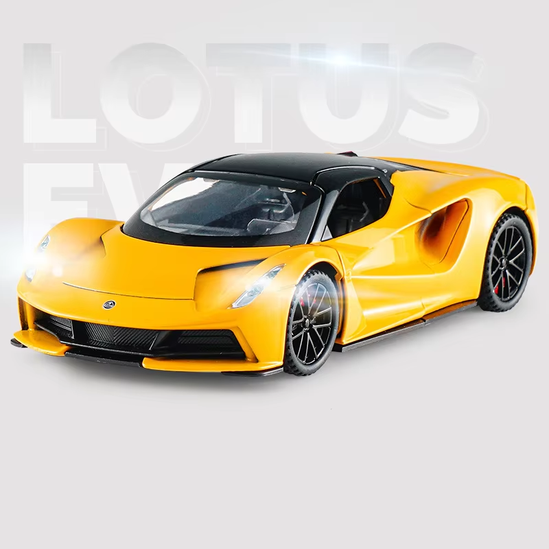 1:32 Lotus EVIJA Alloy Sports Car Model Diecast Metal Pure Electric Racing Car V