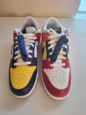 Men's Size 12 Nike Dunk Low CO.JP QS What The Multicolor Sneakers IB2051 400