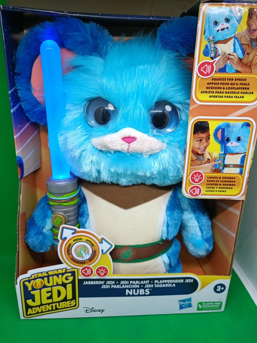 HASBRO STAR WARS YOUNG JEDI ADVENTURES JEDI PELUCHE INTERATTIVO  NUBS