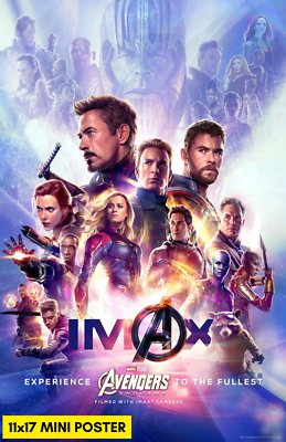 Avengers: Endgame (2019) Movie Poster 11x17 Marvel MCU Iron Man