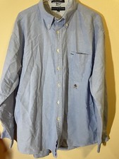 Tommy Hilfiger Men  s Vintage Blue Button Down Size 2xl