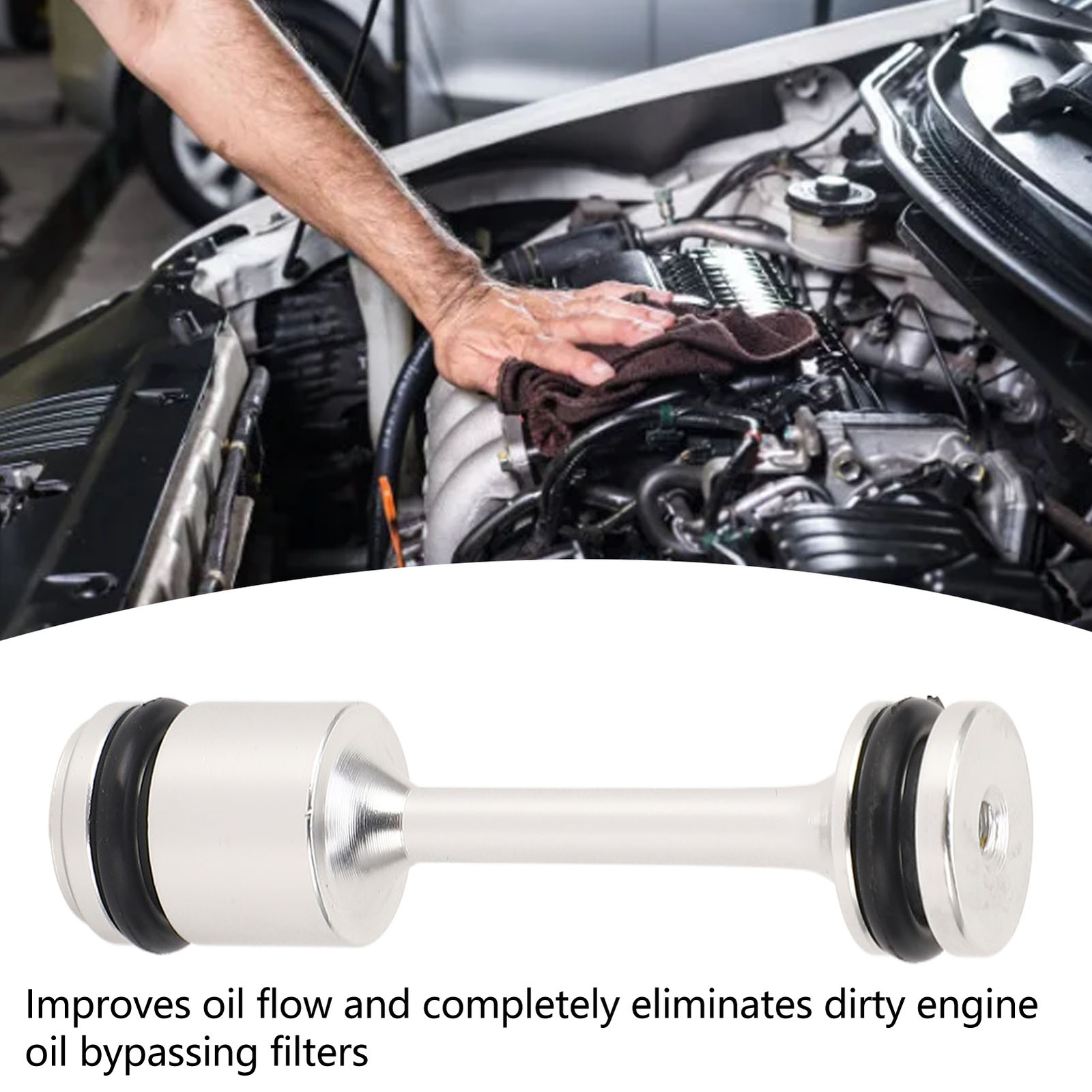 Oil Diverter Barbell Premium Billet Aluminum Oil Galley Plug With 2 O Ring Oil eBay