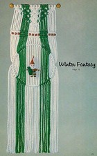 Winter Wall Decor Pattern - Macrame Craft Book: GS13 Christmas Elegance