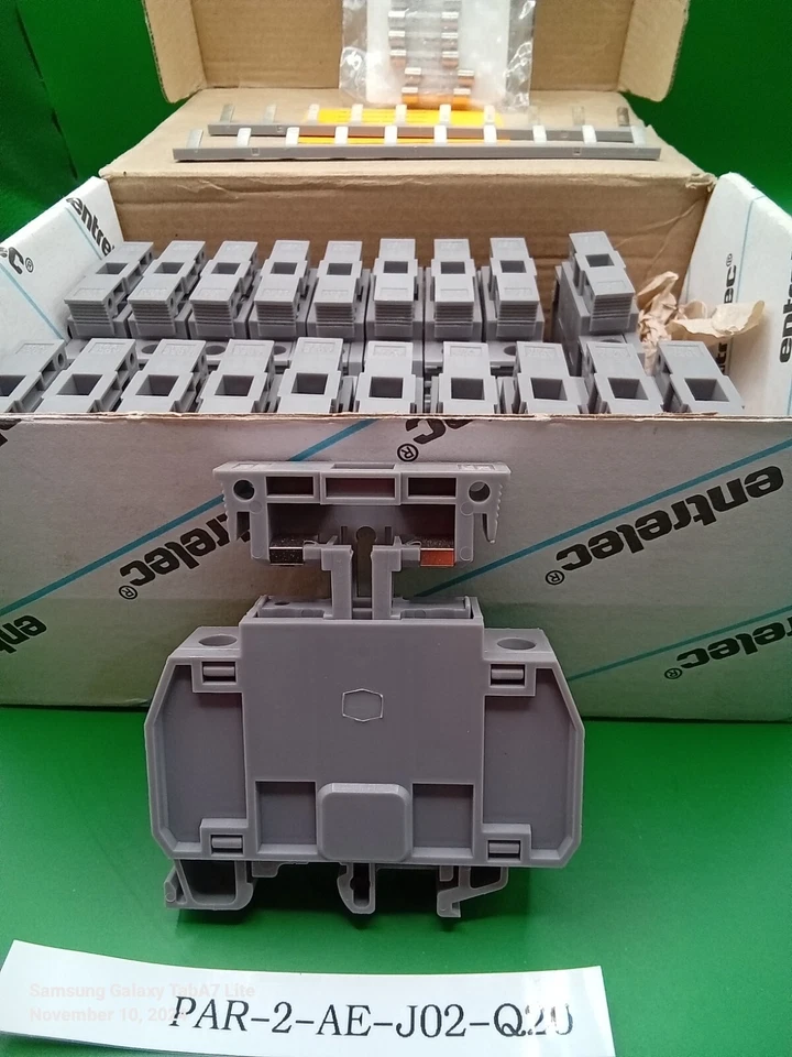 NEW Entrelec Terminal Block Fuse Holder 011537805 8 AWG Din Mount BOX OF 20 , - Image 3 of 4