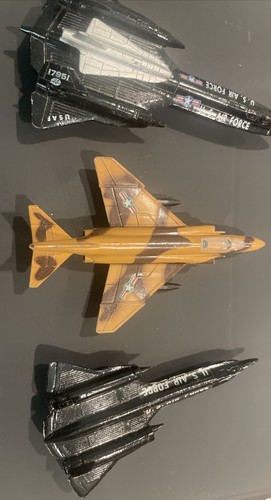Diecast Military Planes Zee Toys 3 planes Vintage Used - Picture 6 of 7