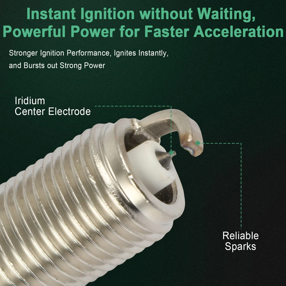 6x bujías de iridio y platino para Toyota Sienna 2007-2016 3,5 L V6 Foto 3 de 4