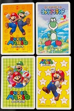 AN23 Swap Playing Cards 4 Japanese Nintendo Super Mario Bros Yoshi Anime
