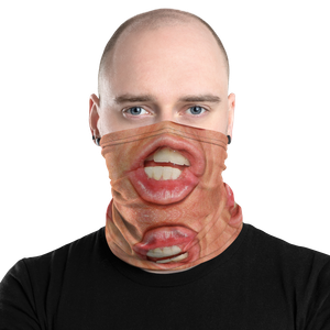 funny face neck gaiter