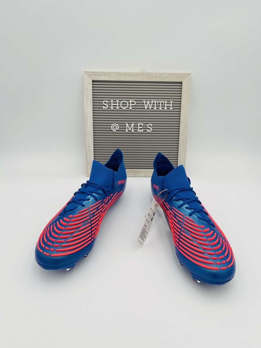 Adidas Predator Edge.1 Low FG H02954 Blue Red Mens Soccer