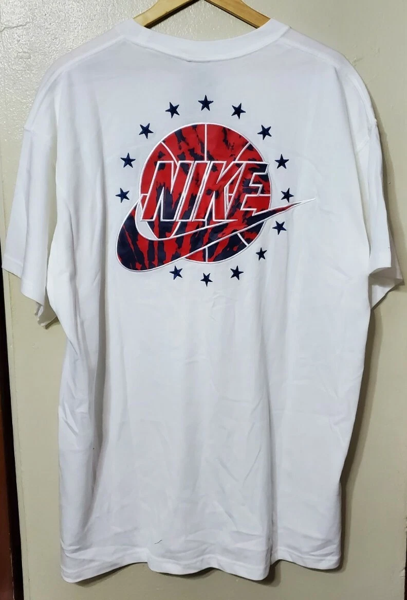 Nike dream team west throwback retro tee shirt. Cv1083 100 size XLT