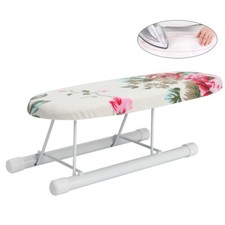 Portable Tabletop Ironing Board Mini Home Sewing Travel Table Top Pad Mat W/ Leg