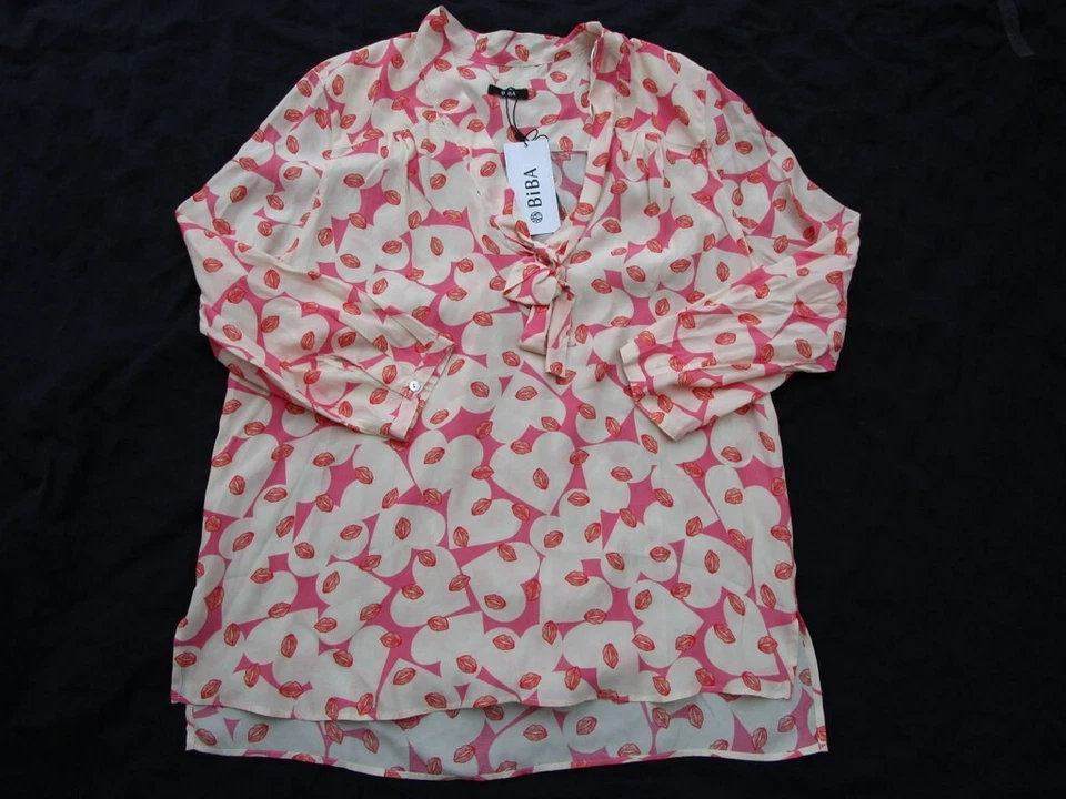 BiBA Bluse strawberry Gr.42=UK16-----NEU - Bild 4 von 4