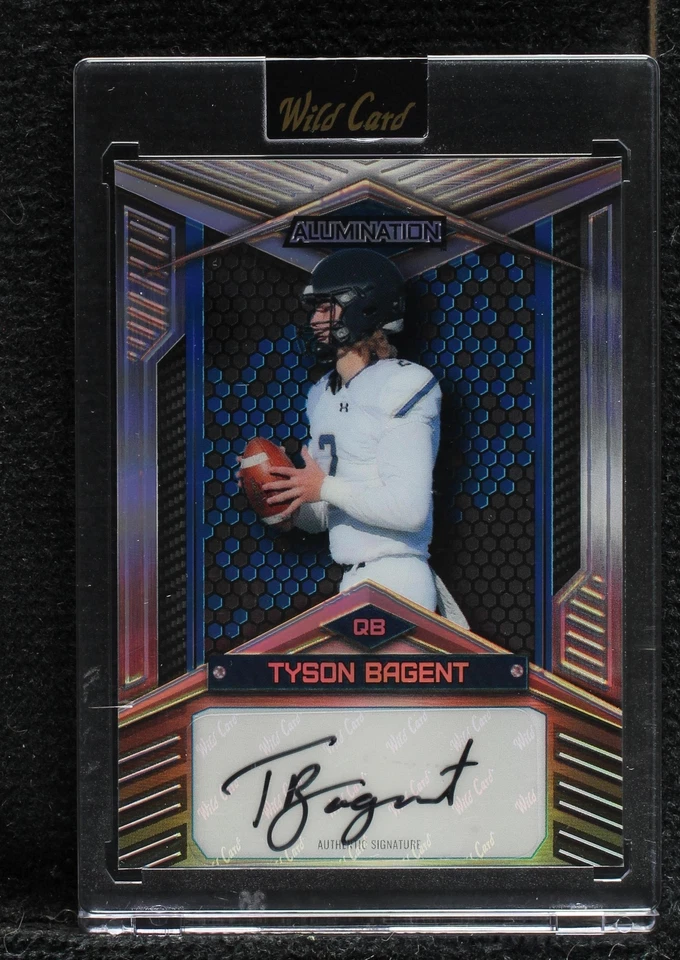 2023 Wild Card Alumination Draft Tyson Bagent #AB-115