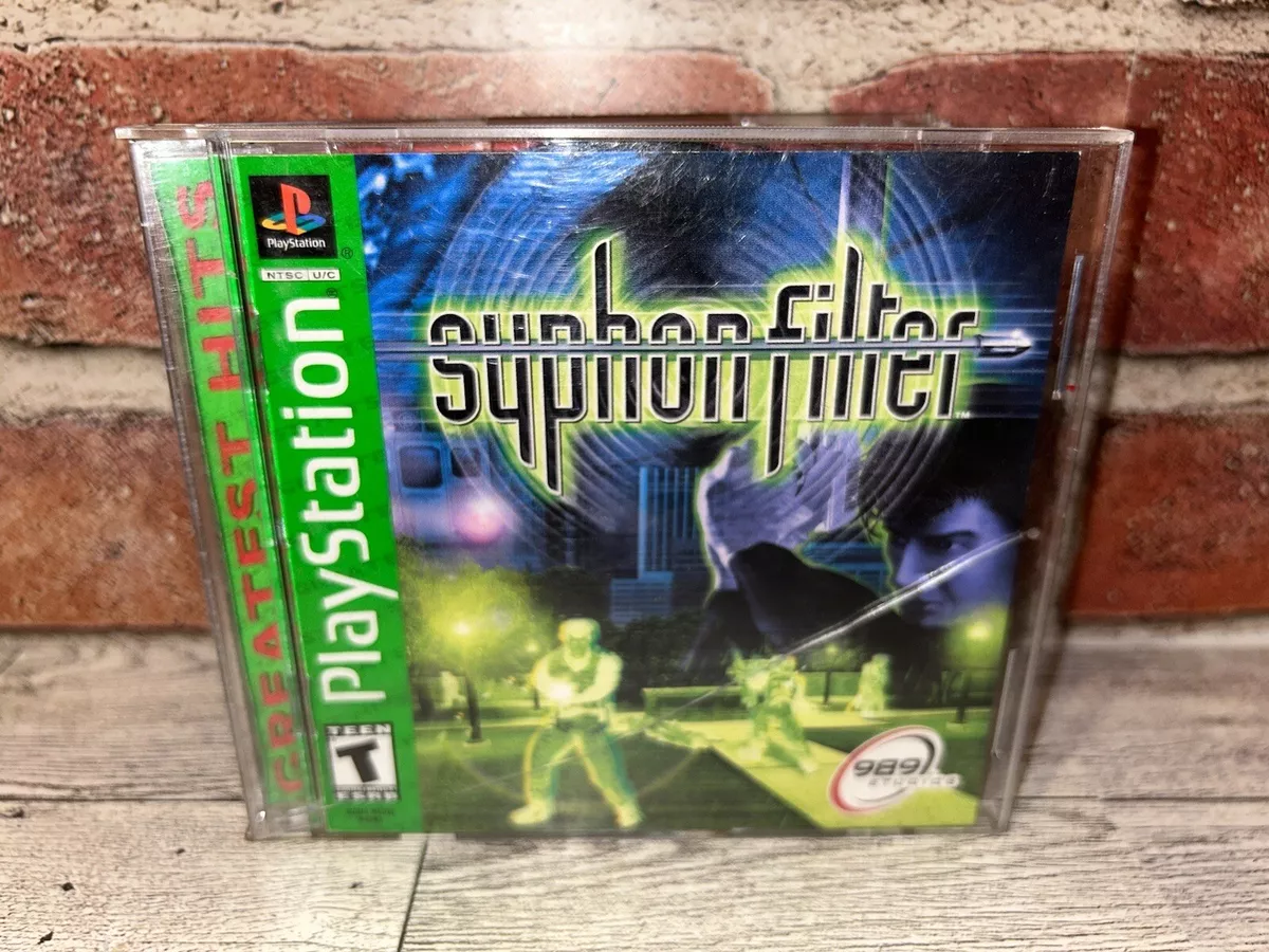 Syphon Filter 2 Greatest Hits PS1 PlayStation Complete w/ Case & Manual  TESTED