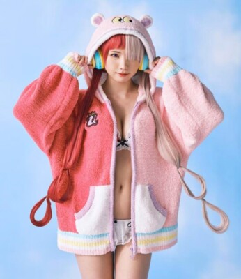 # PEACH JOHN ワンピース ウタ フーディ フィルムレッド　パーカー s-l400.jpg
