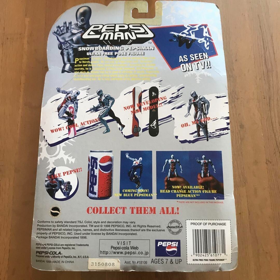 pepsiman snowboard kits included figure ro | eBay