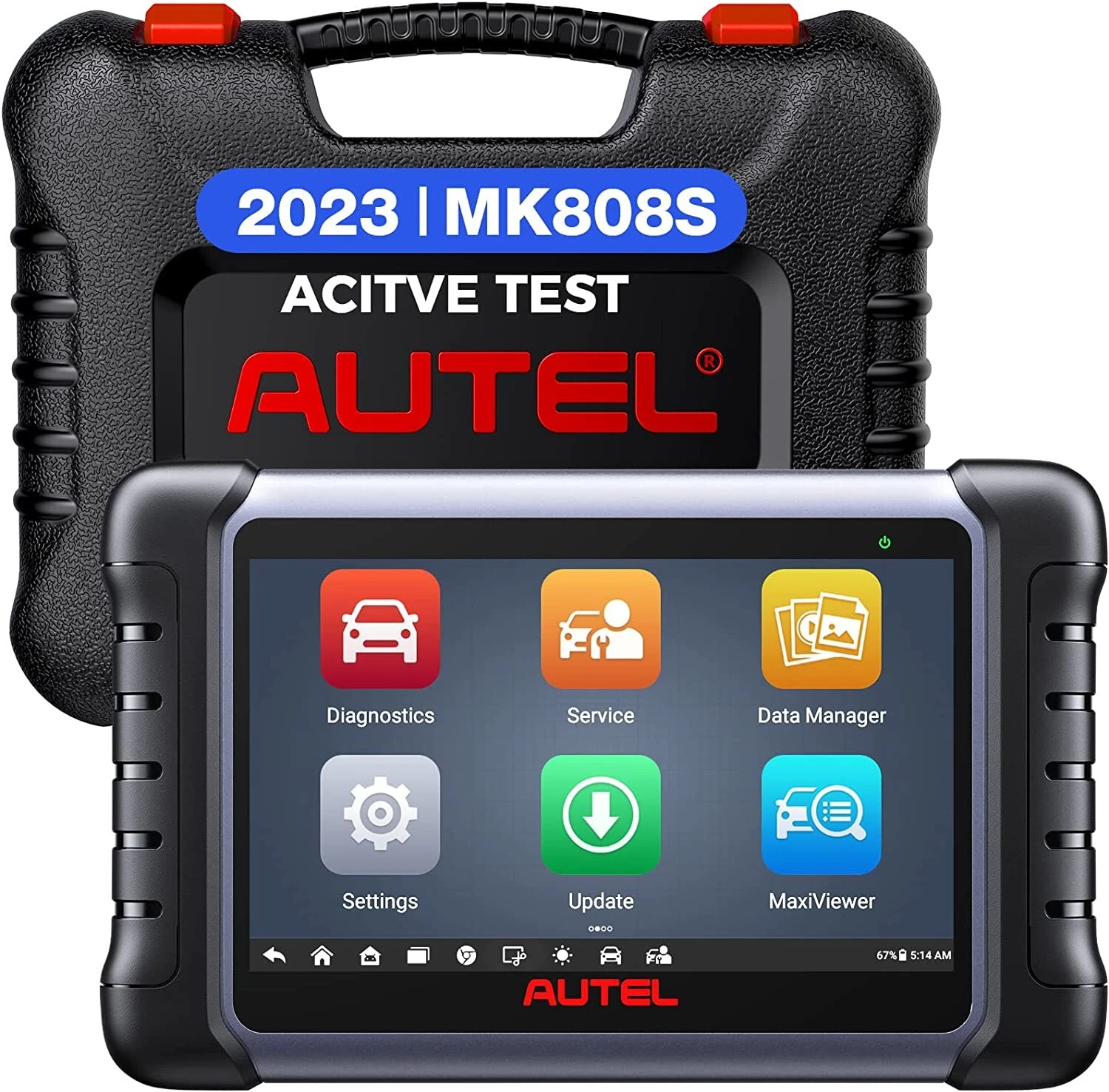 2023 Autel MaxiCOM MK808S Bidirectional Car Diagnostic Scanner Tool Key Coding image 18