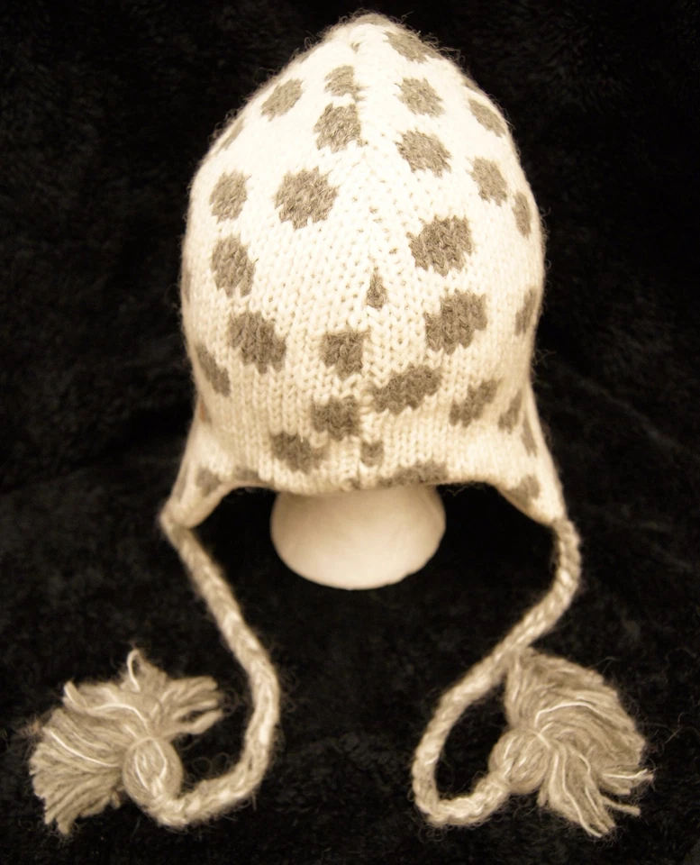 SOMBRERO BÚHO manchado deLux tejido ADULTO gris gorra FLC FORRADO pájaro disfraz Arroz toque Foto 2 de 4