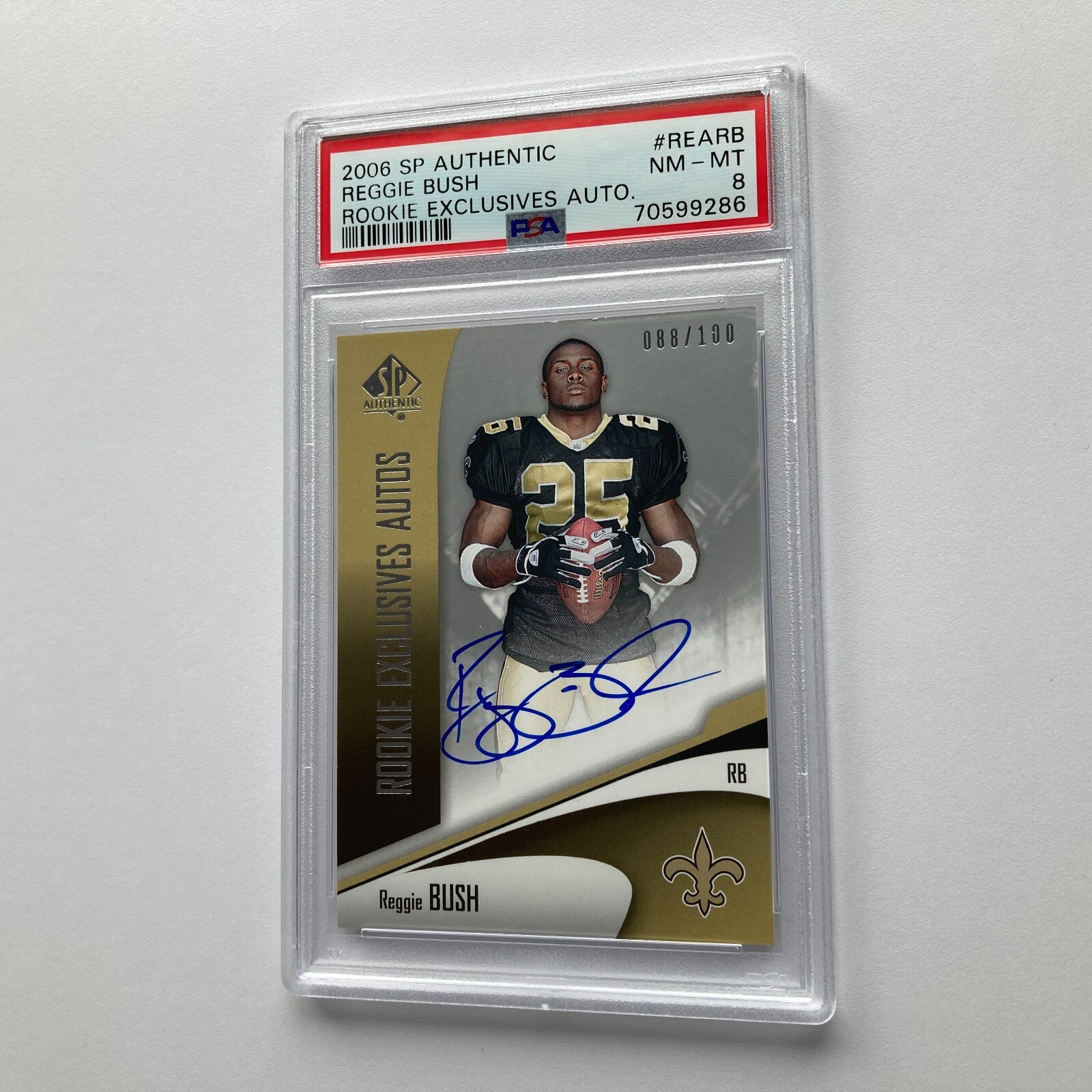 Reggie Bush SP Authentic Rookie Exclusives Autograph #REARB Base