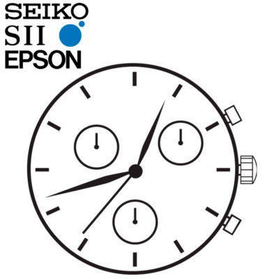 Genuine Seiko SII Epson VX3L Watch Movement Japan 3 Hands in 2