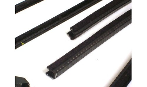 1935 1936 1937 Ford Pickup Truck Door Window Channel Kit w Felt Strip Both Doors - Bild 3 von 8
