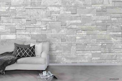 3D Rock Fliesen Textur Tapete Wandbild Ablösbar Selbstklebend 99