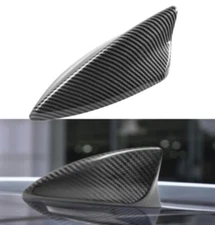 Gloss Carbon Fiber Print Roof Shark Fin Antenna Cover Deco Trim Fits CT4 CT5 CT6