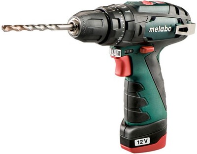 Metabo Akku-Schlagbohrschrauber PowerMaxx SB Set 10,8 V 2 Ah - Wie Neu