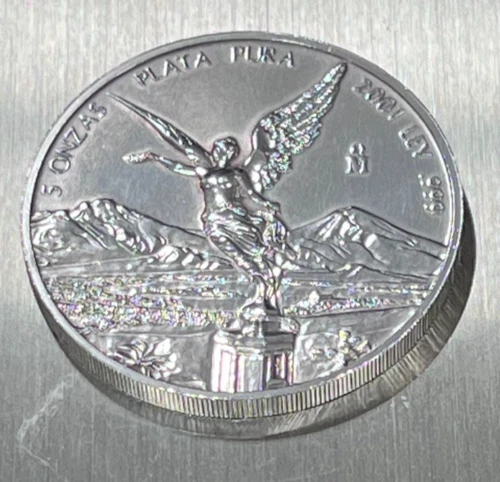 2001 Mexican Silver Libertad 1 oz — photo from another recent sale