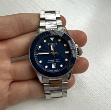 Tissot Seastar 1000 Men's Blue Dial Stainless Steel 300m Watch – Sized Bracelet