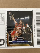 2025 Topps Now WWE #120 Chelsea Green Ethan Page SmackDown Gold 39/50