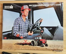 1986 Case IH Farm Equipment Buyers Guide Tractor Combine catalog sales brochure