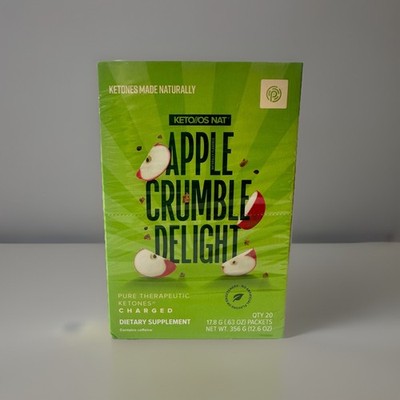 Pruvit Keto OS NAT Apple Crumble D Charged Ketones Drink Mix | Energy Focus Keto