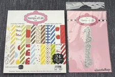 The Stamps of Life GREAT DAY Patterned Card Stock & Matching Die Card Making
