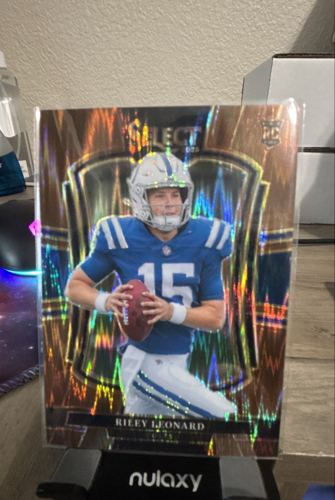 2025 Panini Select - Premier Level Riley Leonard #133 Copper Shock /899 (RC)