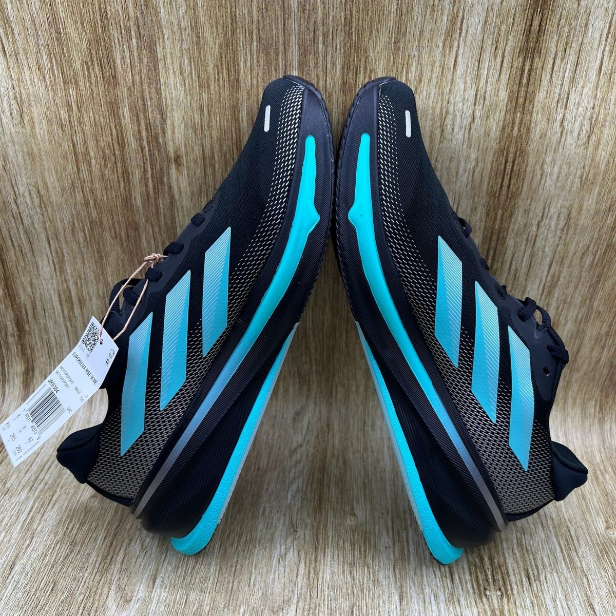 Mercedes-AMG Petronas F1 x adidas Supernova Rise Black Mint JR9384 Men\'s Size 9 Adidas Mercedes AMG Petronas F1 Supernova Rise, JR9384  main image 3