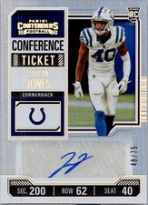 2023 Panini Contenders #243 Jaylon Jones Conference Ticket #/75