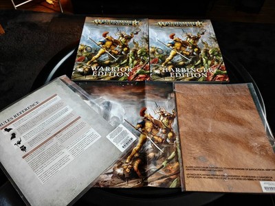 Warhammer Age of Sigmar Harbinger Warrior Edition Taschenbuch Regeln und Karten
