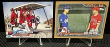 Shohei Ohtani RC, Mike Trout Topps 2 Card Lot