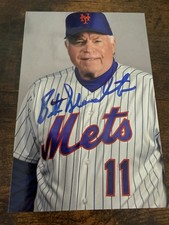 BUCK SHOWALTER Hand Signed PHOTO S -METS  MLB MANAGER 4X MANAGER OF THE YEAR