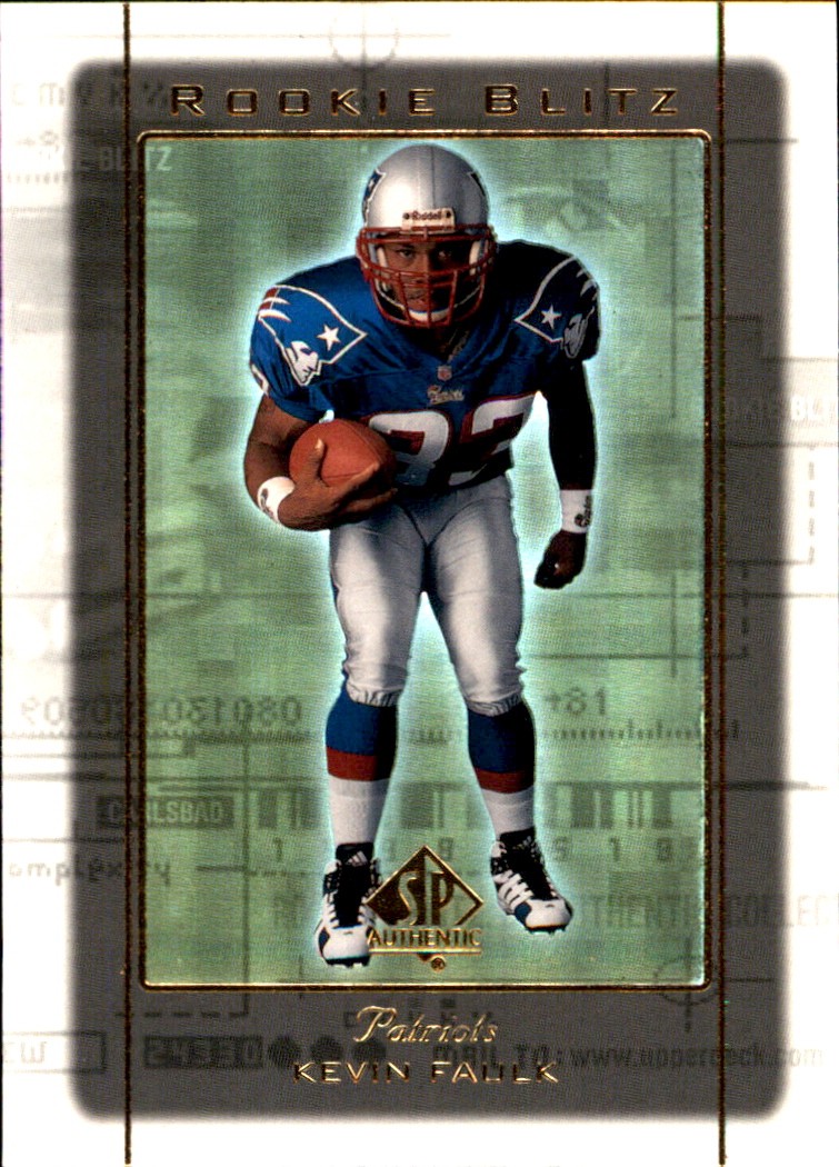 Kevin Faulk SP Authentic Rookie Blitz #RB12 Base
