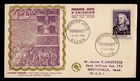 DR WHO 1954 FRANCE FDC JACQUES BOSSUET SEMI POST M76478