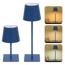 2 Pack Cordless Table Lamp,6000mAh Rechargeable Battery Operated Desk Lamp,Tw...