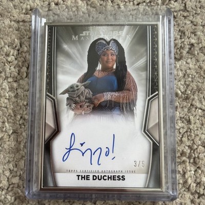 Topps Star Wars Masterwork Lizzo The Duchess Auto A-L Gerahmt 3/5