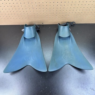 Force Fin Pro Open Heel Adjustable Strap Scuba Diving Fins Green Medium/ Large