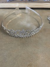Tiara 4 Piece CZ set Excellent Cond ON SALE Perfect For Prom, Pageant, Wedding