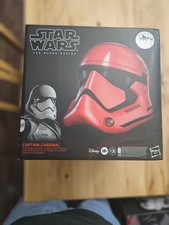 Star Wars Black Series Galaxy's Edge Captain Cardinal Electronic Premium Helmet